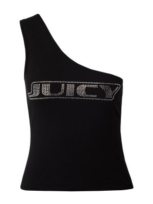 Τοπ με διαφανεια Juicy Couture μαύρο