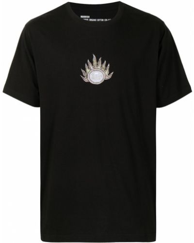 Camiseta con estampado Maharishi negro