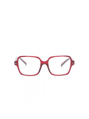 Okulary korekcyjne Prada czerwone