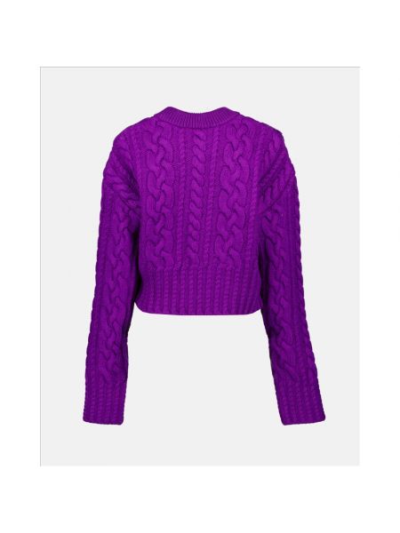Suéter de punto de tela jersey Ami Paris violeta