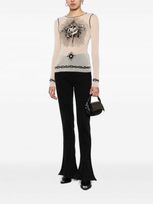 Tylové tričko s potiskem Jean Paul Gaultier