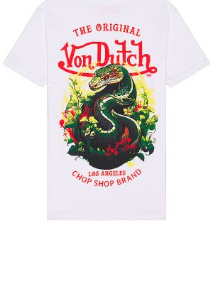 Camicia pitonata Von Dutch bianco