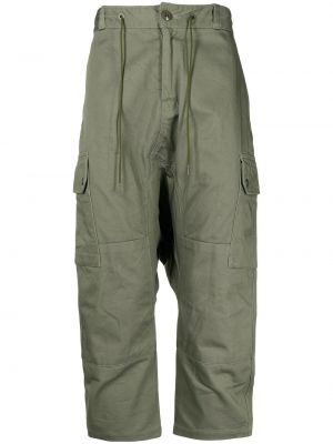 Pantalon cargo avec poches Fumito Ganryu vert