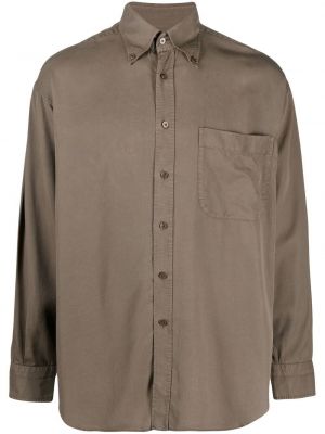 Camisa con bolsillos Tom Ford marrón