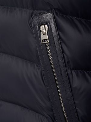Nylónová vlnená páperová bunda Tom Ford sivá