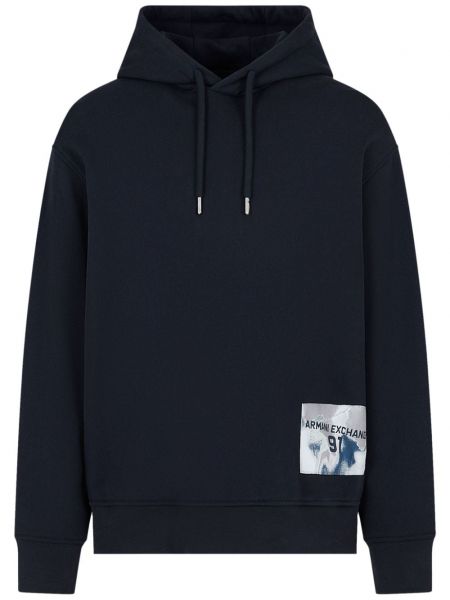 Pamučna hoodie s kapuljačom Armani Exchange