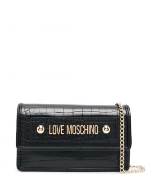 Crossbody väska Love Moschino svart