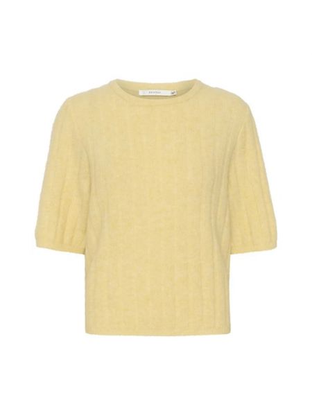 Sweter w kolorze melanż Gestuz żółty