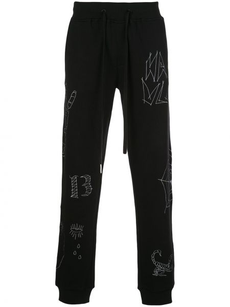 Pantaloni de jogging din jerseu Haculla negru