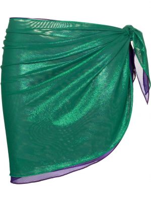Asymetrická sukně Oseree - zelená