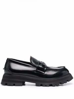 Pantofi loafer din piele Alexander Mcqueen negru