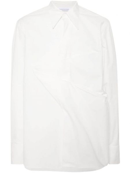 Βαμβακερό πουκάμισο Bianca Saunders λευκό