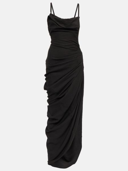 Dlouhé šaty Jacquemus černé