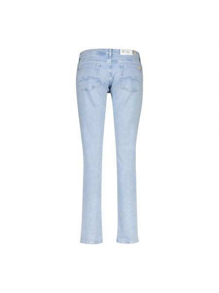 Klassische slim fit skinny jeans 7 For All Mankind blau