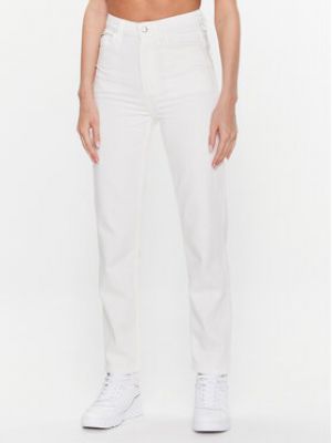 Priliehavé džínsy bežného strihu Tommy Hilfiger biela