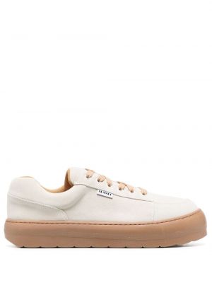 Semsket skinn sneakers Sunnei