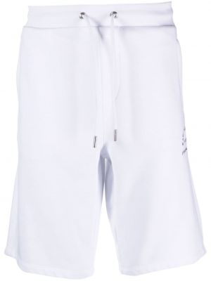 Kratke hlače z vezenjem Karl Lagerfeld bela