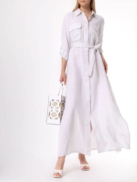 Льняное платье-рубашка Forte Dei Marmi Couture