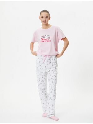 Pidžama ar apdruku ar īsām piedurknēm Koton