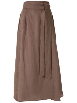Falda larga Piu Brand marrón