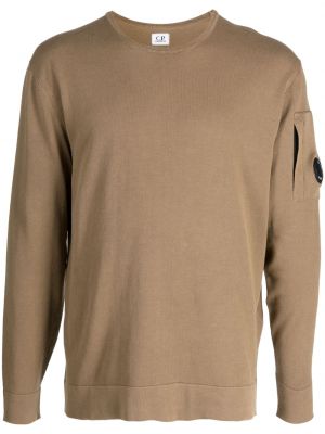 Bluza dresowa bawełniana C.p. Company brązowa
