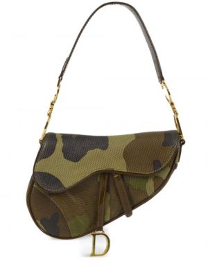 Tasche mit camouflage-print Christian Dior Pre-owned grün