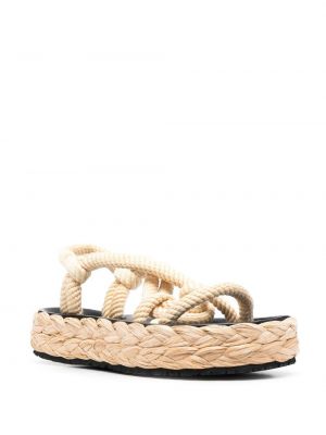Sandales à plateforme Isabel Marant beige