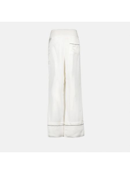 Pantalones de raso Off-white blanco