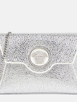 Geantă plic Versace argintiu
