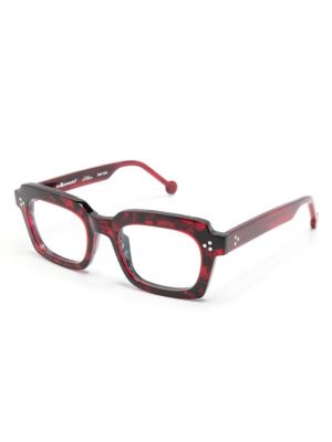 Okulary w abstrakcyjne wzory L.a. Eyeworks czerwone