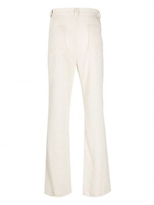 Spodnie żakardowe Soulland białe