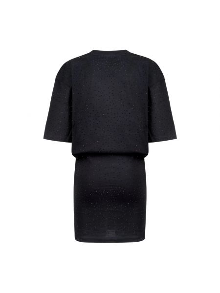 Mini vestido de algodón Laneus negro