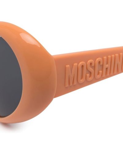 Sluneční brýle se srdcovým vzorem Moschino Eyewear oranžové
