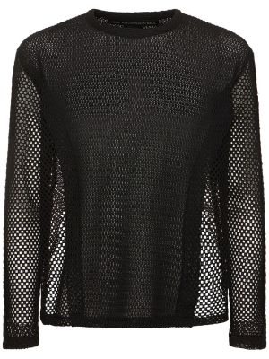 Suéter de algodón de punto Andersson Bell negro