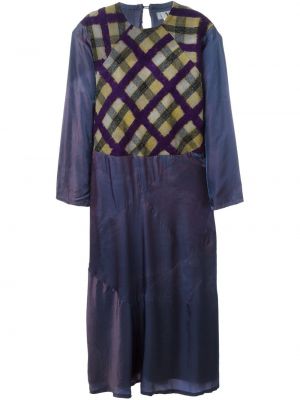 Vestido tie dye Yohji Yamamoto Pre-owned violeta