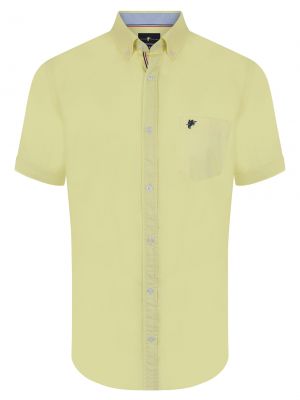 Rifľová košeľa Denim Culture žltá
