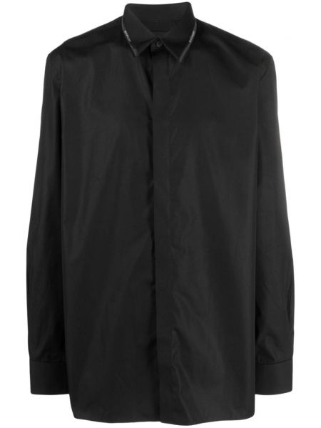 Памучна риза Givenchy черно