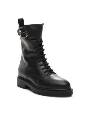 Členkové topánky Furla čierna