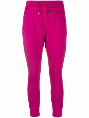 Pantaloni con stampa Dsquared2 rosa