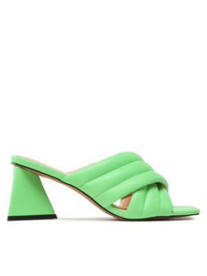 Sandály Pieces zelené