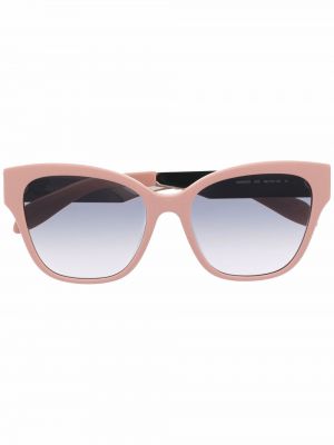 Oversized glasögon Alexander Mcqueen Eyewear rosa