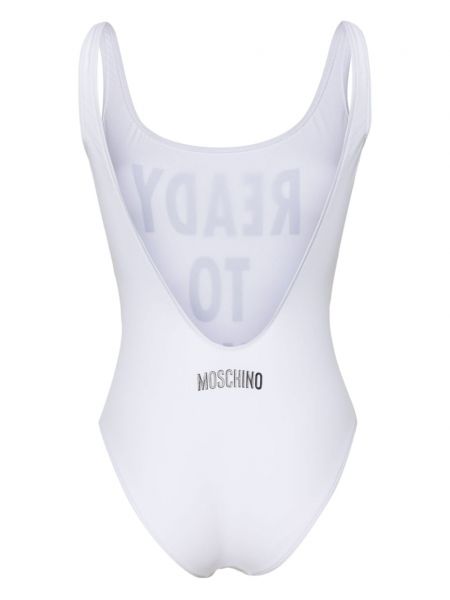 Badeanzug mit print Moschino