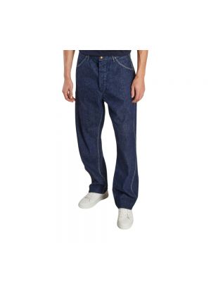 Jeansy relaxed fit Orslow niebieskie