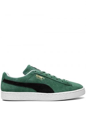 Szarvasbőr sneakers Puma Suede zöld