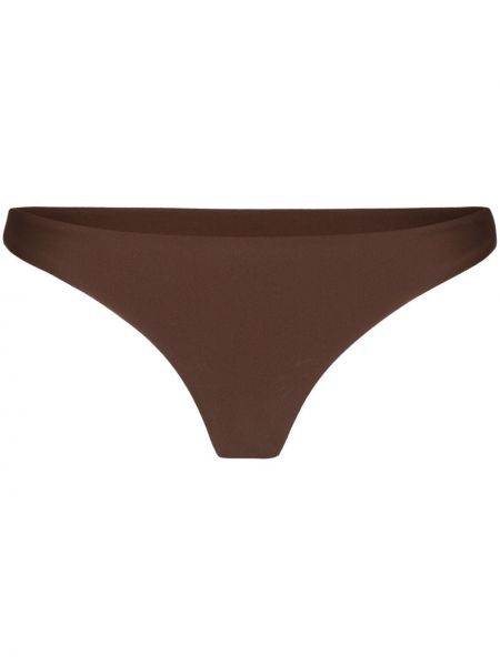 Bikini de cintura baja Jade Swim marrón