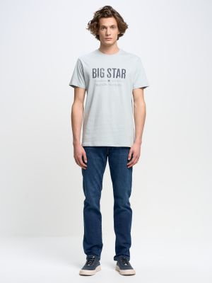 Polo marškinėliai su žvaigždės raštu Big Star pilka