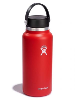 Czapka z daszkiem relaxed fit Hydro Flask czerwona
