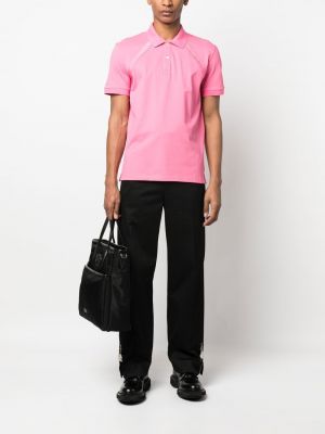 Polo krekls džersija Alexander Mcqueen rozā