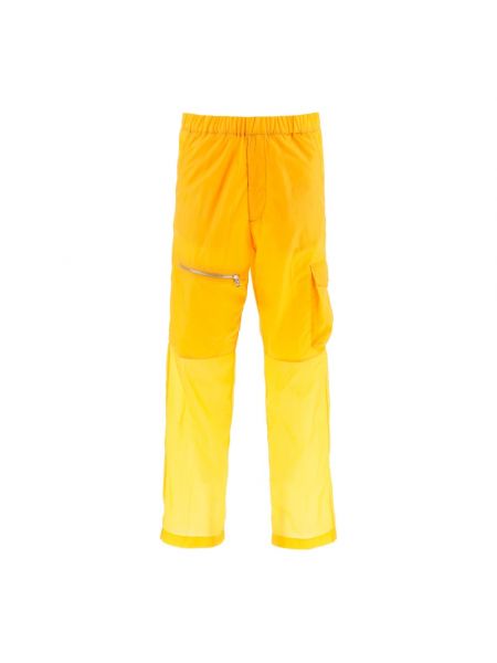 Spodnie Moncler żółte