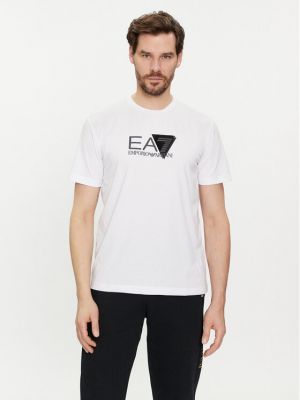 Marškinėliai Ea7 Emporio Armani balta